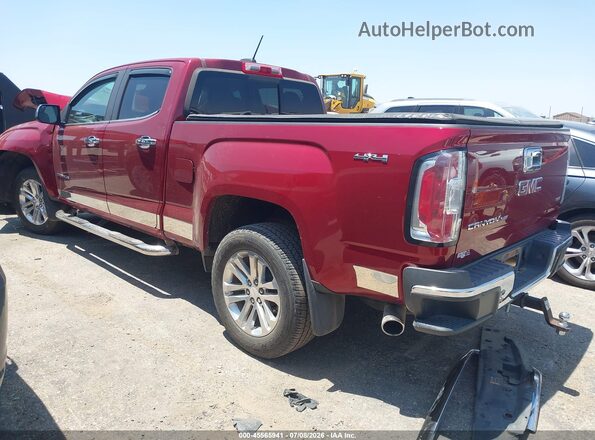 1GTG6DEN7J1230767 2018 GMC CANYON Red Задня ліва чверть