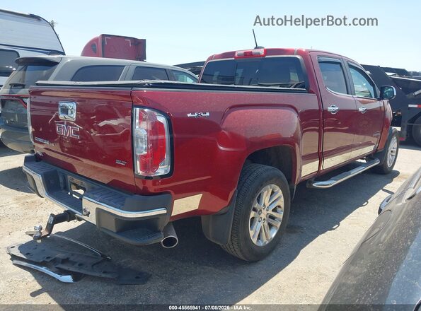 1GTG6DEN7J1230767 2018 GMC CANYON Red Задня права чверть