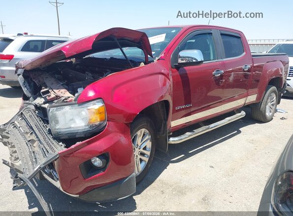 1GTG6DEN7J1230767 2018 GMC CANYON Red Передня ліва чверть