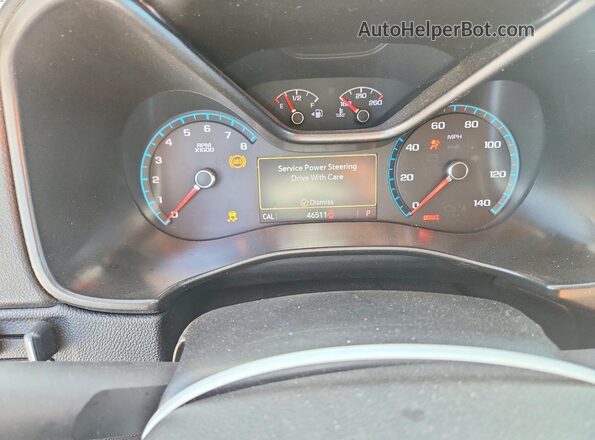 1GTG6EEN0K1345301 2019 GMC CANYON Silver Instrument cluster view