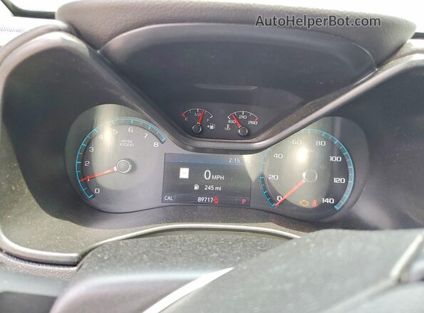 1GTG6EEN3K1127529 2019 GMC CANYON Серый Вид щитка приборов