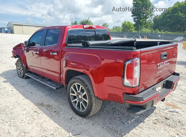 1GTG6EEN3M1133074 2021 GMC CANYON Maroon Հետևի ձախ