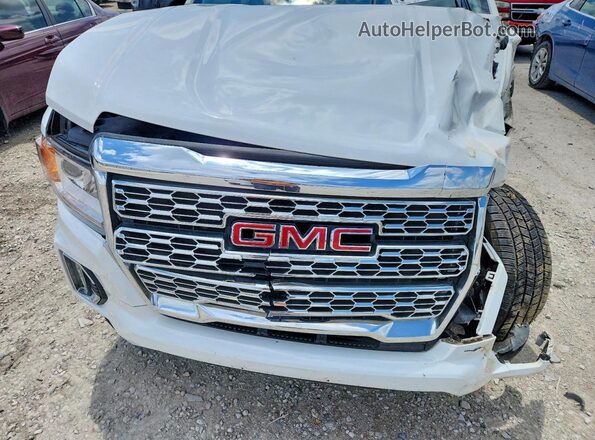 1GTG6EENXM1238100 2021 GMC CANYON White უკანა სალონის ხედი