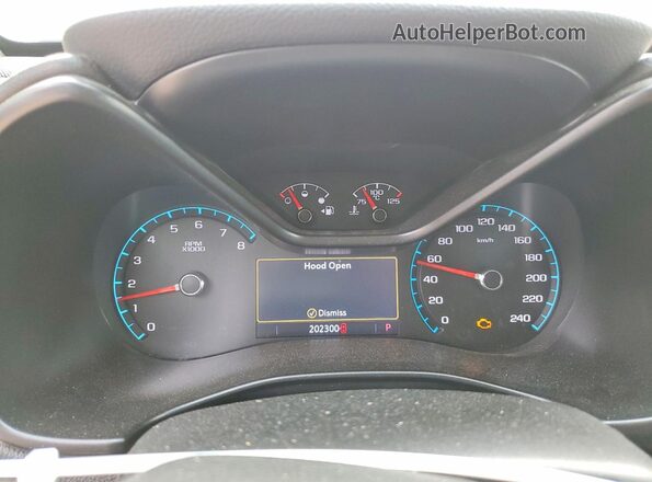 1GTG6FEN3M1172835 2021 GMC CANYON White Instrument cluster view