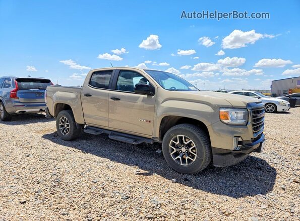1GTG6FEN9M1148359 2021 GMC CANYON Beige Передня права чверть