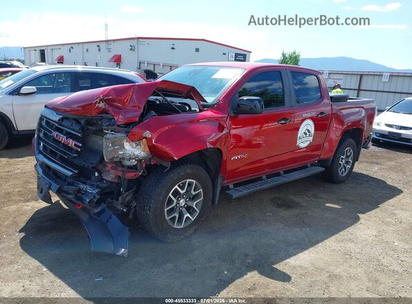 1GTG6FENXM1118397 2021 GMC CANYON Red Front left