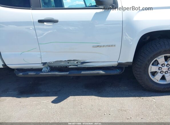 1GTH5BE38G1372550 2016 GMC CANYON White Front view