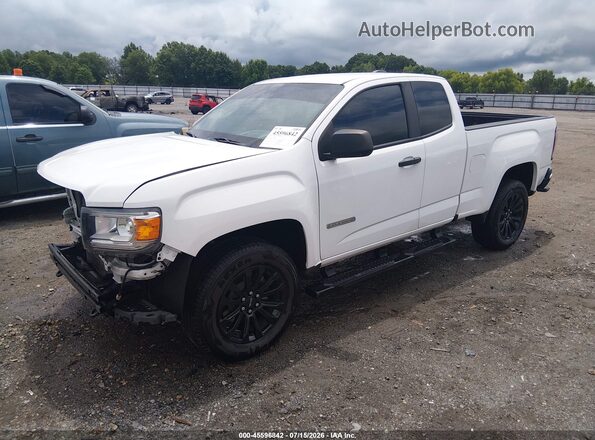 1GTH5BEA7M1291503 2021 GMC CANYON White წინა მარცხენა ხედი სამი მეოთხედიდან