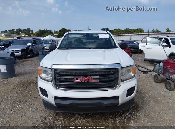 1GTH5BEA8G1346061 2016 GMC CANYON White Widok wnętrza z tyłu