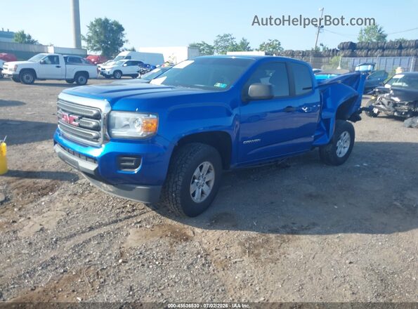 1GTH5BEN4L1213830 2020 GMC CANYON Blue Передня ліва чверть