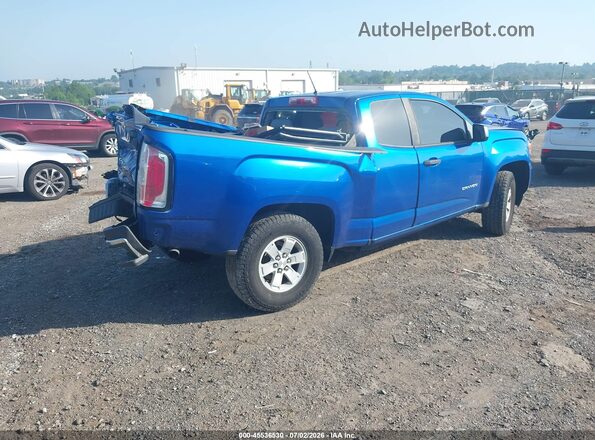 1GTH5BEN4L1213830 2020 GMC CANYON Blue Задня права чверть