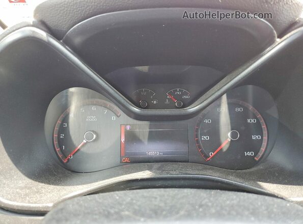 1GTH6CE35G1197130 2016 GMC CANYON Red Instrument cluster view