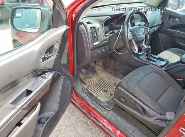 1GTH6CE35G1197130 2016 GMC CANYON Red Dashboard view