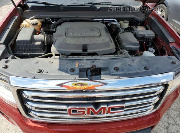 1GTH6CE35G1197130 2016 GMC CANYON Red Rear interior view