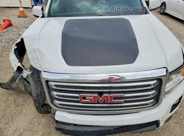 1GTH6CEN6J1201128 2018 GMC CANYON White უკანა სალონის ხედი