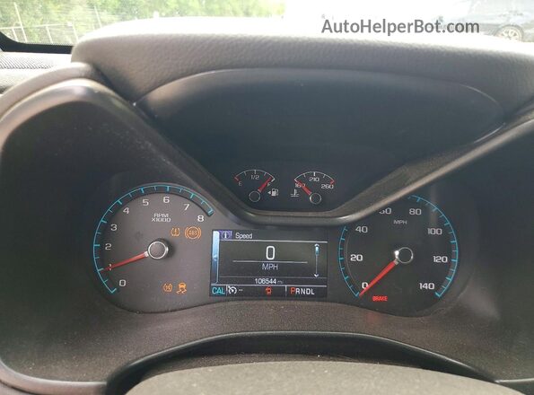 1GTH6CEN6J1201128 2018 GMC CANYON White ხელსაწყოთა პანელის ხედი
