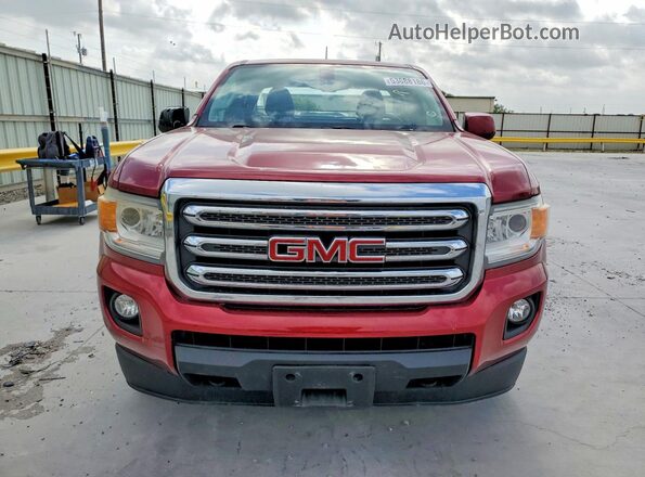 1GTH6CEN6J1293759 2018 GMC CANYON Burgundy Front view
