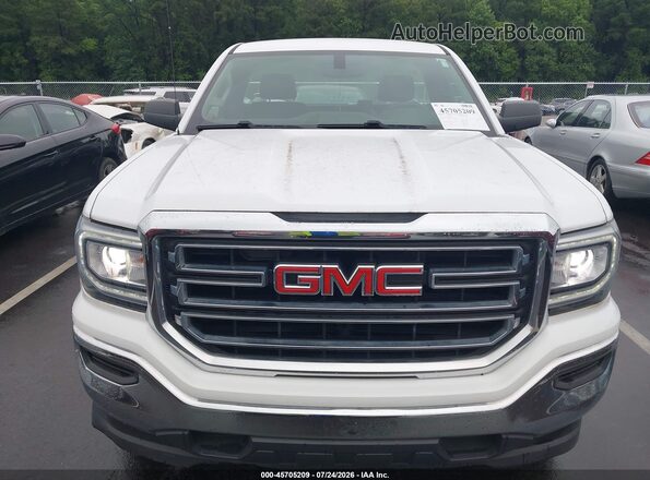 1GTN1LECXJZ900912 2018 GMC SIERRA White ხელსაწყოთა პანელის ხედი