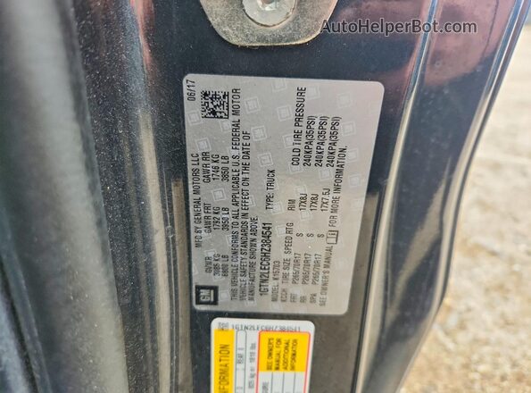 1GTN2LEC6HZ384541 2017 GMC SIERRA Серый Вид подкапотного пространства