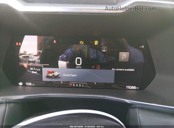 1GTP1BEK7S1150041 2025 GMC CANYON White Vista de los asientos traseros