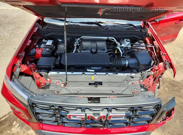 1GTP1BEK9S1148341 2025 GMC CANYON Red უკანა სალონის ხედი