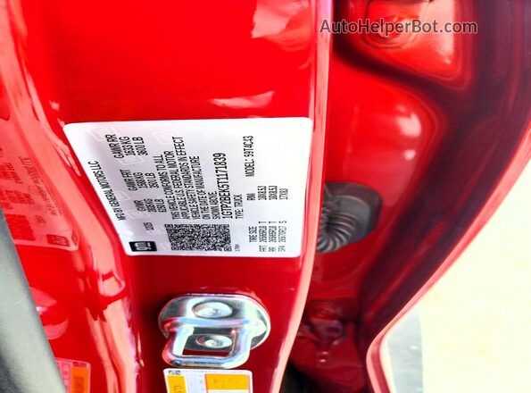 1GTP2BEK5T1171839 2026 GMC CANYON Red Շարժիչի բաժամունքի տեսք