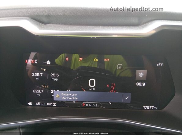 1GTP2BEK7S1198152 2025 GMC CANYON White Widok tylnych siedzeń