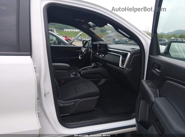 1GTP2BEK7S1198152 2025 GMC CANYON White Widok wnętrza z przodu