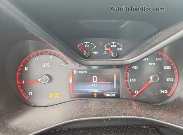 1GTP6CE11G1369776 2016 GMC CANYON Silver ხელსაწყოთა პანელის ხედი