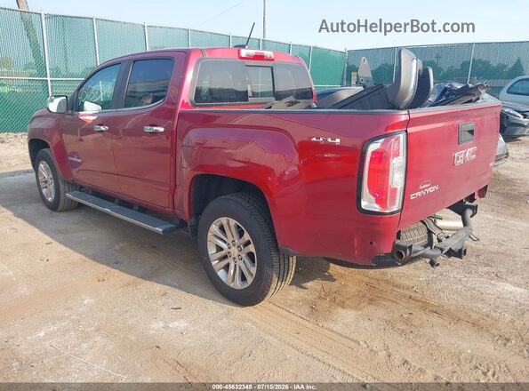 1GTP6DE11H1289031 2017 GMC CANYON Red Rear left