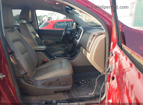 1GTP6DE11H1289031 2017 GMC CANYON Red Front interior view