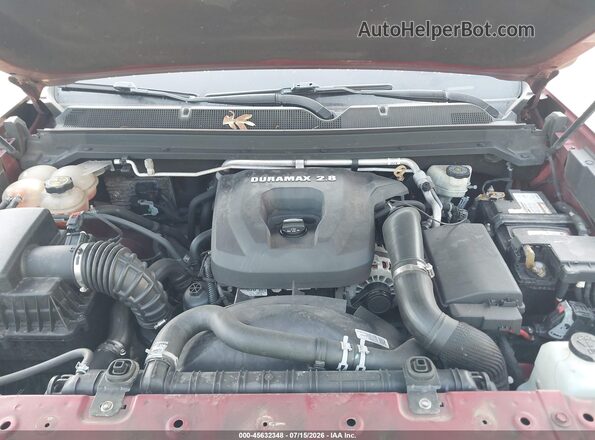 1GTP6DE11H1289031 2017 GMC CANYON Red Rear view
