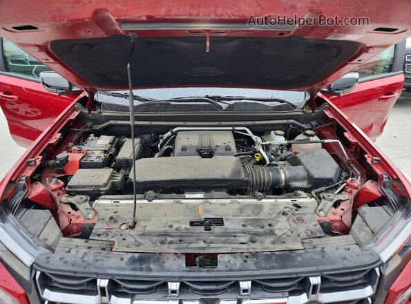 1GTP6DEK2R1244531 2024 GMC CANYON Red უკანა სალონის ხედი