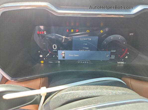 1GTP6DEKXR1263053 2024 GMC CANYON White Вид щитка приладів