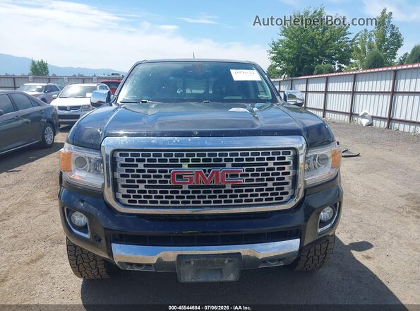 1GTP6EE10H1164124 2017 GMC CANYON Black Rear interior view