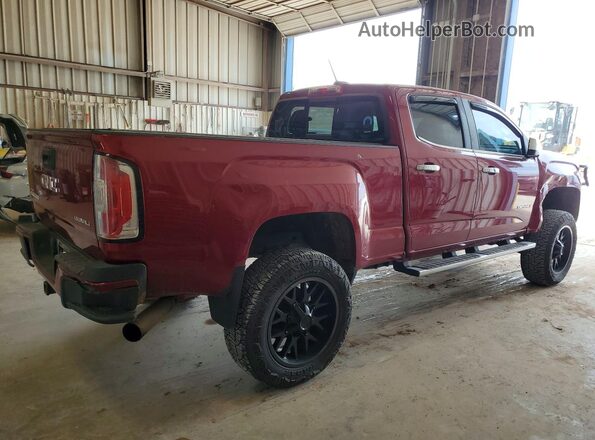1GTP6EE15J1112655 2018 GMC CANYON Burgundy Tył prawy