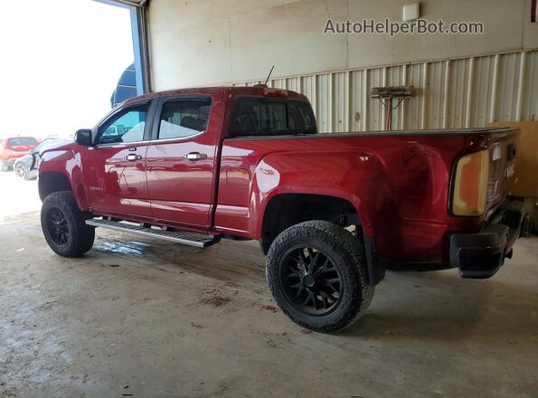 1GTP6EE15J1112655 2018 GMC CANYON Burgundy Tył lewy