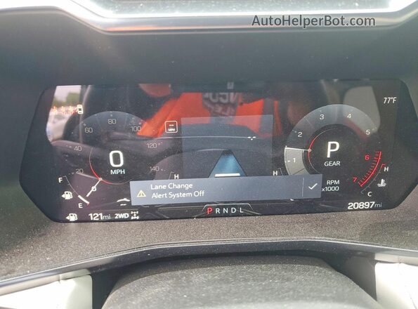 1GTP6EEK3R1258606 2024 GMC CANYON Черный Вид щитка приборов