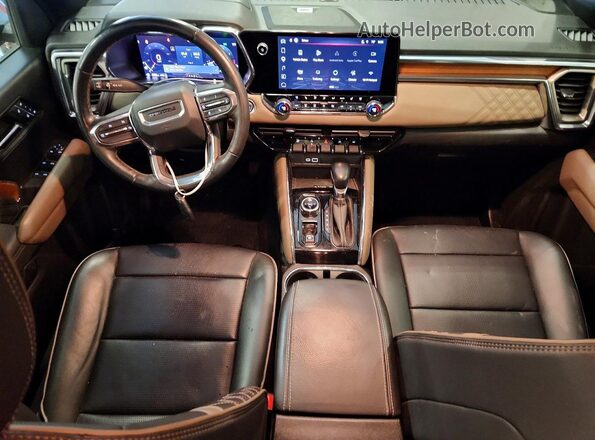 1GTP6FEK3P1217394 2023 GMC CANYON Red Dashboard view