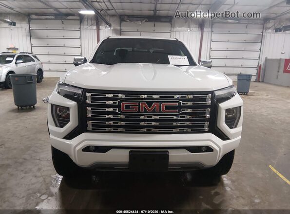 1GTP6FEK5P1129012 2023 GMC CANYON White Widok zestawu wskaźników