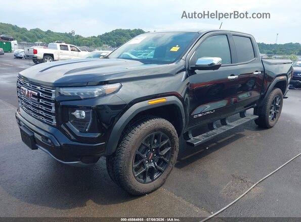 1GTP6FEKXR1302994 2024 GMC CANYON Black Առջևի ձախ երեք քառորդ տեսարան