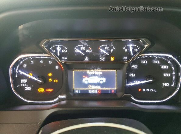 1GTP8BED4KZ326803 2019 GMC SIERRA Charcoal Vista del cuadro de instrumentos
