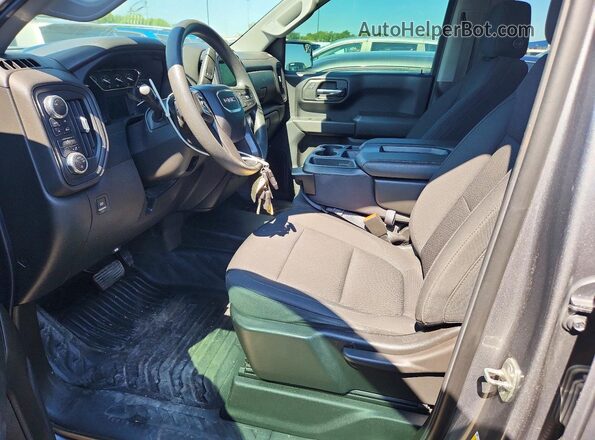 1GTP9AEK5NZ165341 2022 GMC SIERRA Gray წინა სალონის ხედი