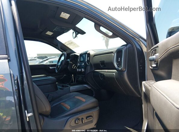 1GTP9EED4KZ177596 2019 GMC SIERRA Blue Front interior view