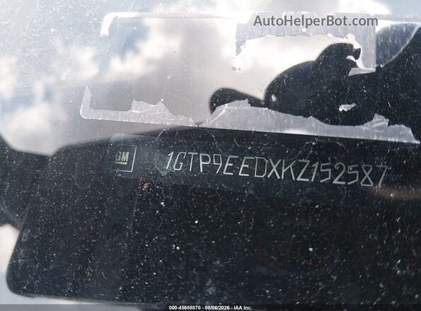 1GTP9EEDXKZ152587 2019 GMC SIERRA Черный Вид подкапотного пространства