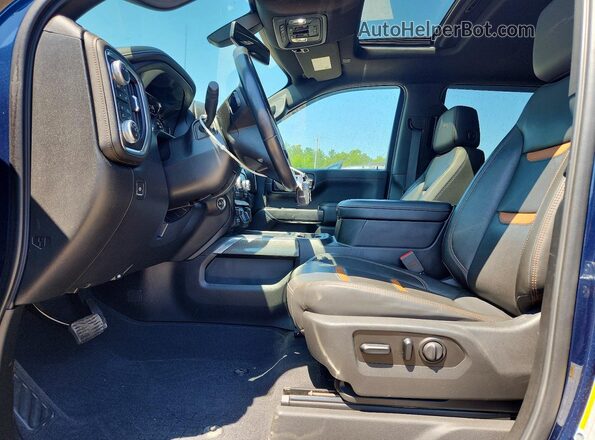 1GTP9EEDXLZ225720 2020 GMC SIERRA Blue Вид салону спереду