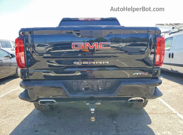 1GTP9EEL0MZ227744 2021 GMC SIERRA Black Вид ззаду