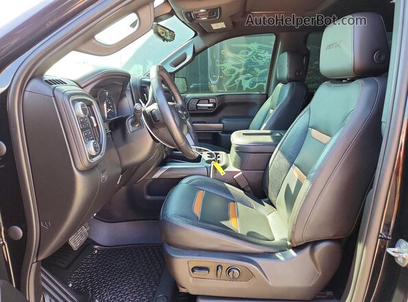 1GTP9EEL0MZ227744 2021 GMC SIERRA Black Вид салону спереду