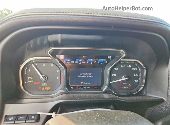 1GTP9EEL7KZ156152 2019 GMC SIERRA White Widok zestawu wskaźników