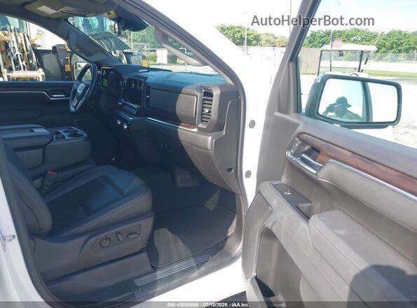 1GTPHDED8SZ243211 2025 GMC SIERRA White წინა სალონის ხედი